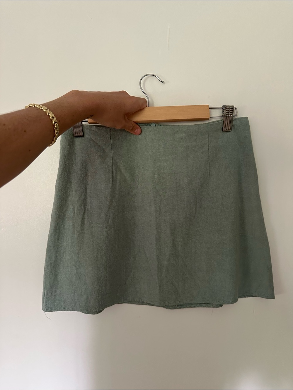 Princess Polly Mint Sage Mini Skirt